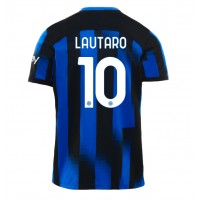Inter Milan Lautaro Martinez #10 Hemmatröja 2023-24 Korta ärmar